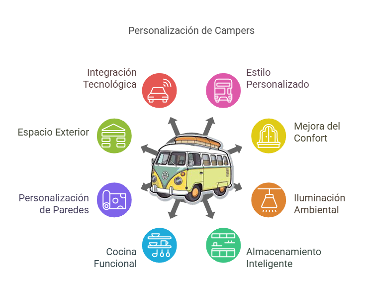 Personaliza tu camper: ¡Hazlo más acogedor y funcional!